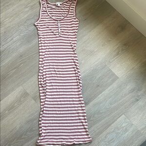 Striped Sleeveless Dress